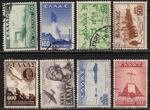 Greece Sc #490-497 Used