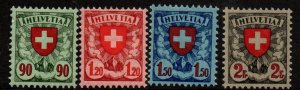 Switzerland 200-203 Set Mint Hinged