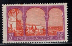ALGERIA Scott 64 MH* stamp one perf tip toned at top