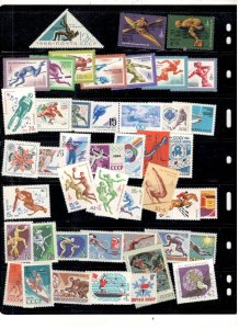 RUSSIA COLLECTION ON STOCK SHEET MINT/USED