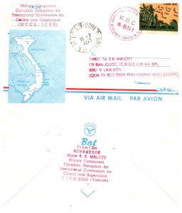 1973 VIETNAM MILITARY ISSUE CANADIAN FORCES MAIL ( Postal History )