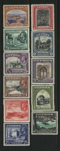 Cyprus  Scott # 125-35 Hinged  Value $ 208.80