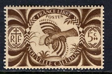 New Caledonia; 1942: Sc. # 252: MH Single Stamp