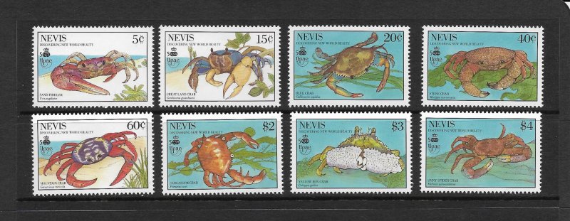 CRABS - NEVIS #606-13   MNH