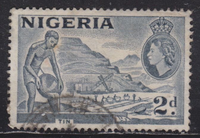 Nigeria 93 Mining Tin 1957