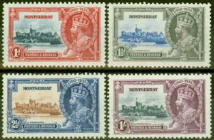 Montserrat 1935 Jubilee set of 4 SG94-97 Fine & Fresh Lightly Mtd Mint