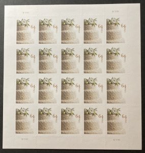 U.S. 2011 #4521 Sheet, Wedding Cake, MNH.