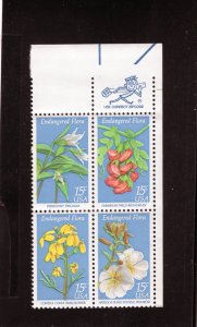 1783-1786 Endangered Flora, UR-ZIP blk/4