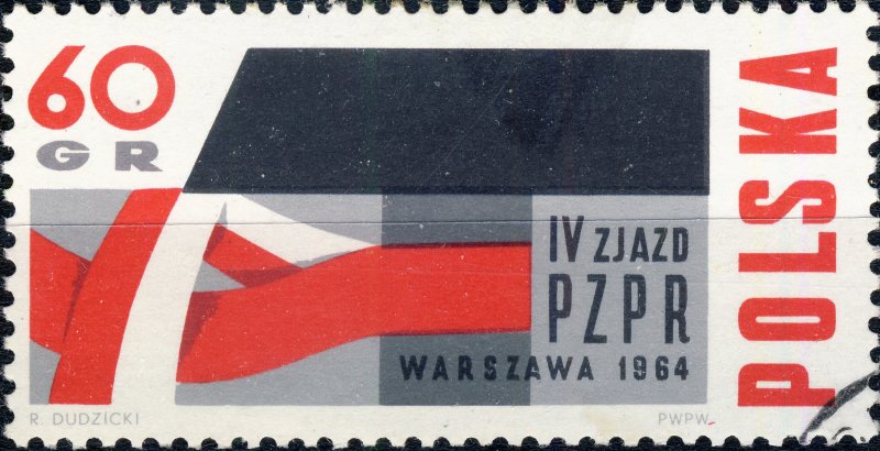 POLAND / POLEN - 1964 Mi.1501 60Gr. Workers' Party Congress - VF Used (b)