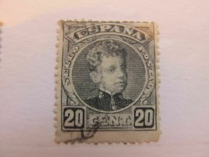 Spain Spain España Spain 1901 King Alfonso XIII 20c fine used stamp A5P1F116-