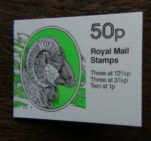 Great Britain 50p Orkney Sheep Booklet MNH