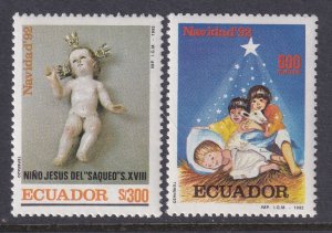 Ecuador 1296-1297 Christmas MNH VF