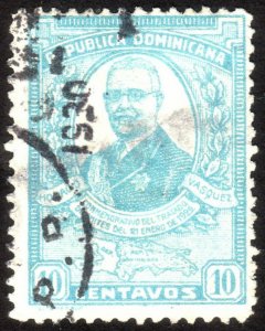 1929, Dominican Republic 10c, Used, Sc 253