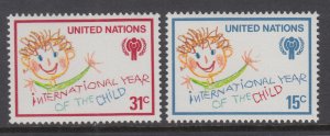 UN New York 310-311 MNH VF