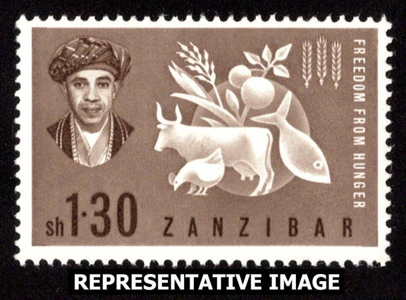 Zanzibar Scott 280 Mint never hinged.