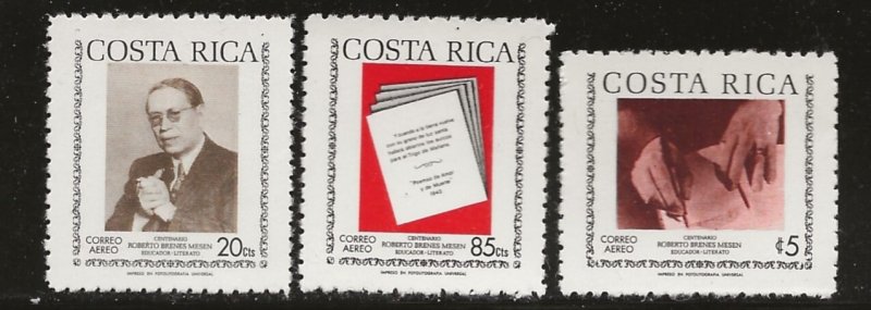 COSTA RICA  # SC C598 - 600  MNH