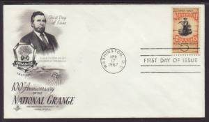 US National Grange 1967 Artcraft U/A FDC BIN