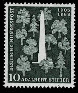 Germany 1955,Sc.#735 MNH, Stifter memorial at the Plöckenstein lake