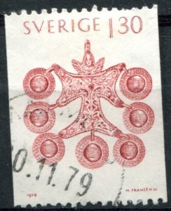 Sweden Sc#1305 Used, 1.30k dull red, Christmas 1979 (1979)