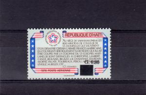 Haiti 1976 Sc#C446 American Bicentennial Surcharged (1) MNH RARE !!!