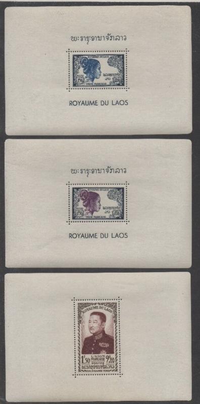 Laos 1952 Complete Booklet 26 Souvenir Sheets Sc#1-17,C2-4,J1-6 MNH Luxe