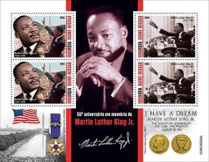 2024/03- GUINEA BISSAU- MARTIN LUTHER KING JR      4V  complet set    MNH ** T