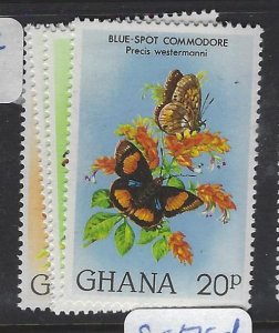 Ghana Butterfly SC 789-92 MNH (7gvh)