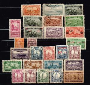 Syria - Lot of 27 Old Syria