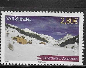 Andorra  #642 e2.80    (MNH) CV $7.50