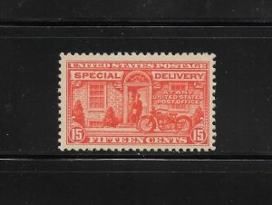 US Stamps: #E13; 15c 1922 Special Delivery Issue; Mint Hinged