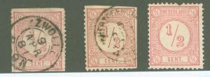 Netherlands #34/34a  Multiple