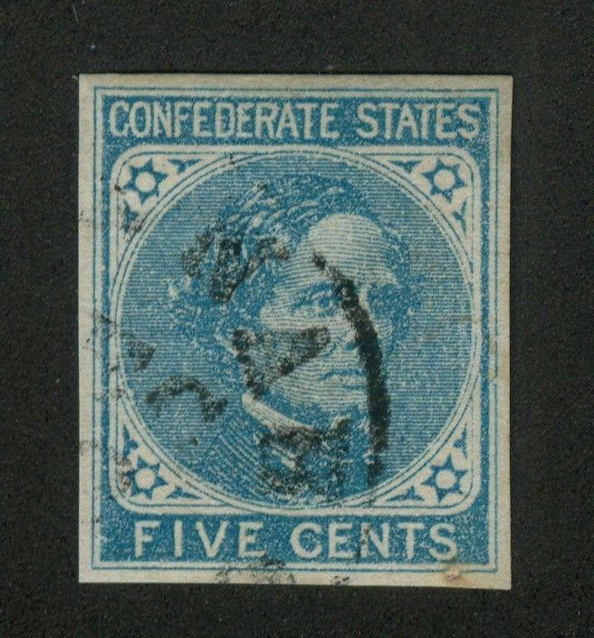 Confederate States - 6 - EXTRA FINE - Used