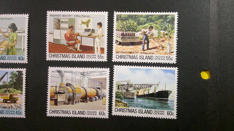 Christmas Island 1980-1981 Definitive Issue Scott# 95-110 Mint VF-XF NH CPL (16)