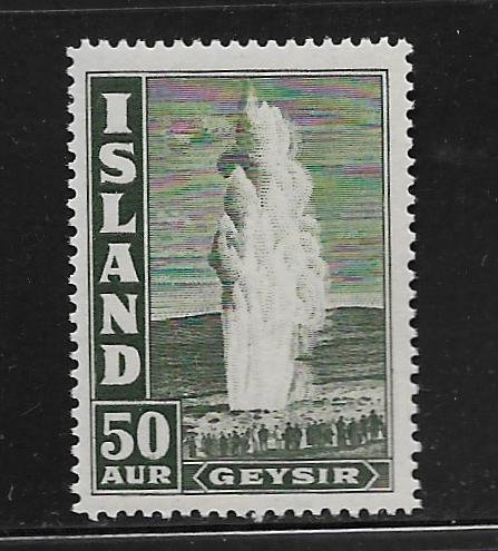 ICELAND 208, MNH, GEYSER