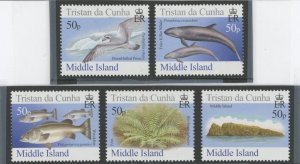 Tristan da Cunha #769A-E   (Fauna) (Flora)