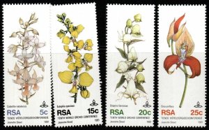 SOUTH AFRICA SG498/501 1981 TENTH WORLD ORCHID CONVENTION MNH