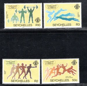 SEYCHELLES SC# 547-50 FVF/MNH