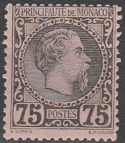 Monaco #8 F-VF Unused CV $275.00 (C3067)