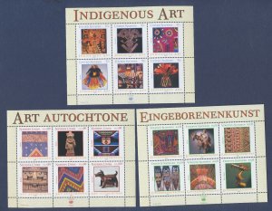 UN - UNITED NATIONS - Scott 836, G 405, V 332 - MNH S/S - Indigenous Art - 2003