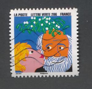 France 2015 Scott 4904 used - ‭ ‭Happy New Year