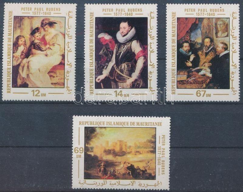 Mauritanie stamp Painting set MNH 1977 Mi 590-593 Paintings WS231855