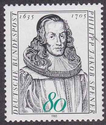 Germany # 1433, Phillipp Spencer, Religious Leader, Unused - No Gum