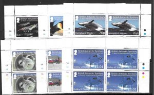 BRITISH ANTARCTIC TERR. SG685/90 2016 ENVIRONMENTAL PROTECTION IN BLOCK OF 4 MNH