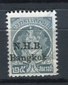 THAILAND; 1950s early Revenue issues fine used 90b. NHB Bangkok