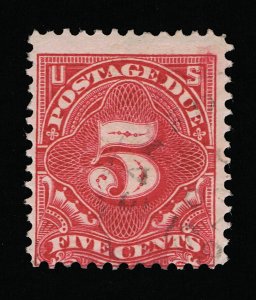 GENUINE SCOTT #J34 FINE USED BEP 1894-95 DEEP CLARET POSTAGE DUE LISTED A MINT ?