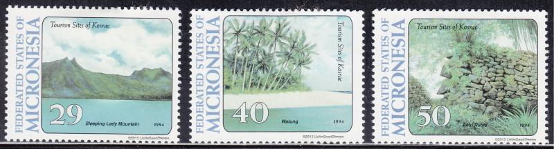 Micronesia 187-189 Tourist Attractions 1994