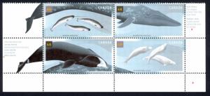 Canada Sc# 1871a MNH PB (bottom) 2000 46¢ Whales