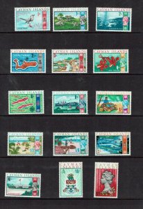 Cayman Islands: 1969, Definitive Set, Island Views  MNH set.