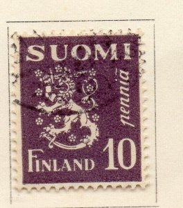 Finland 1930 Early Issue Fine Used 10p. NW-214504