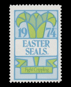 USA CINDERELLA STAMP. EASTER SEAL 1974. UNUSED. # 36